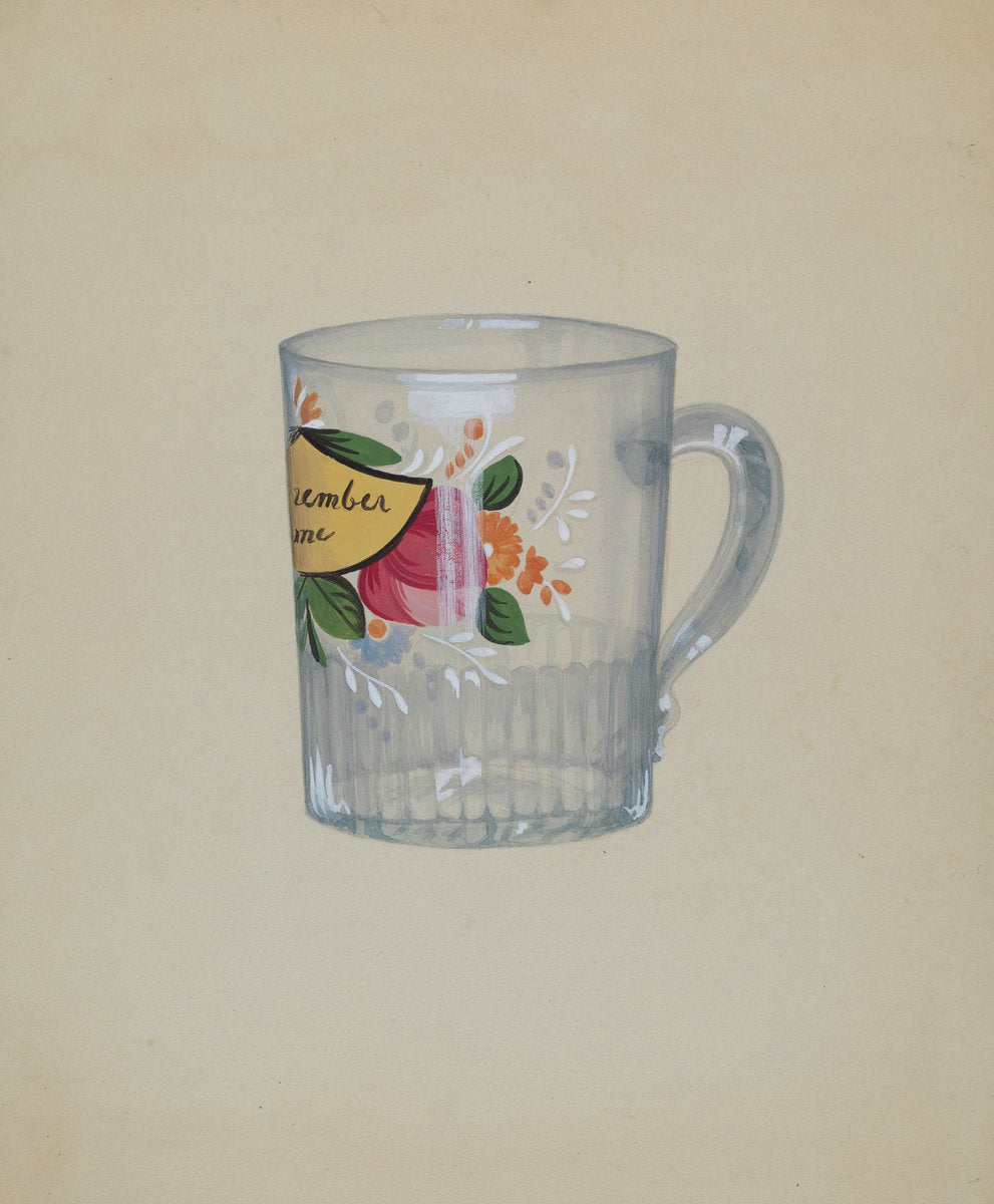 Friendship Mug by Elizabeth Dimling (American, active c. 1935), 16X12"(A3)Poster Print