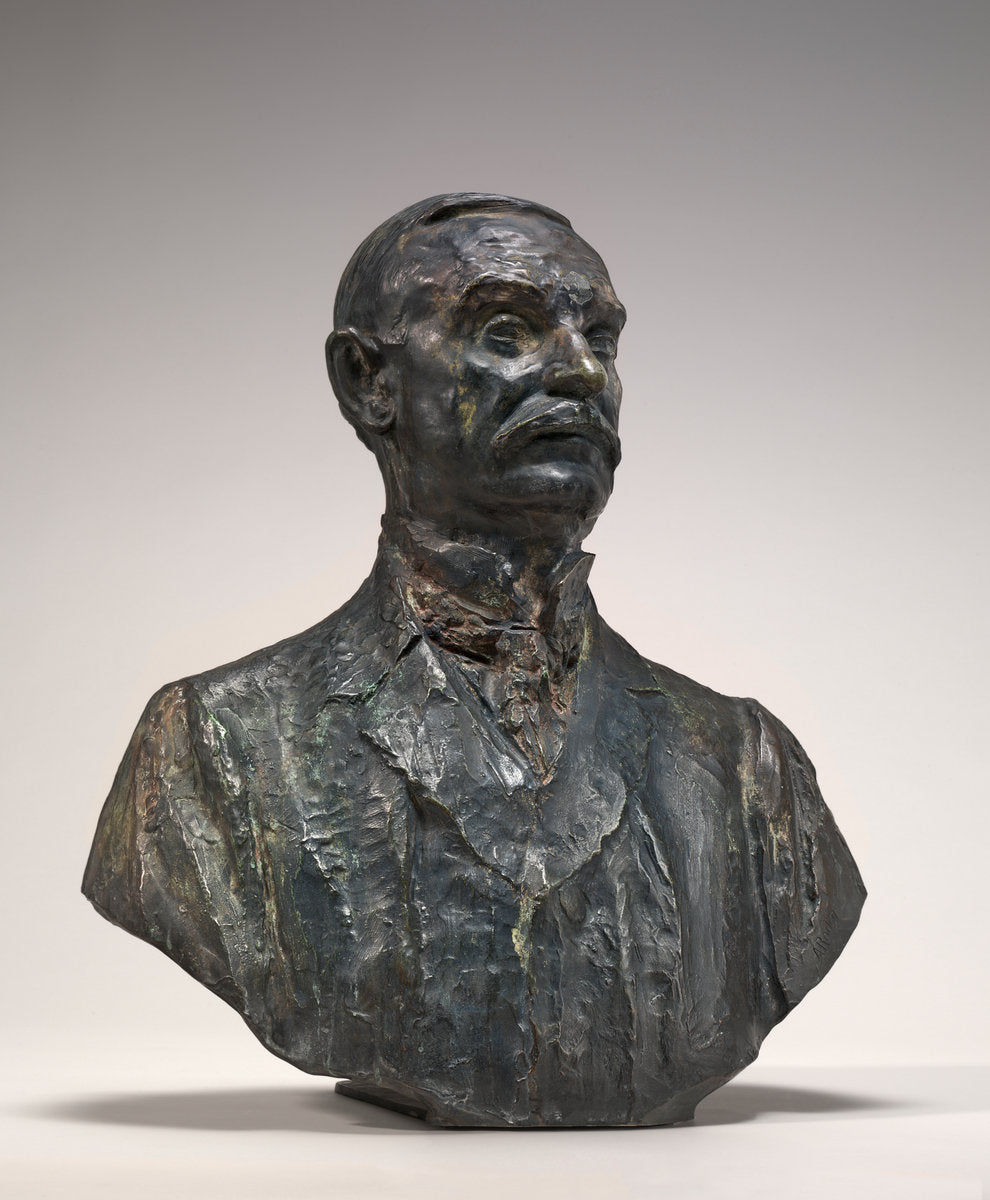 Thomas Fortune Ryan by Auguste Rodin (French, 1840 - 1917), 16X12"(A3)Poster Print