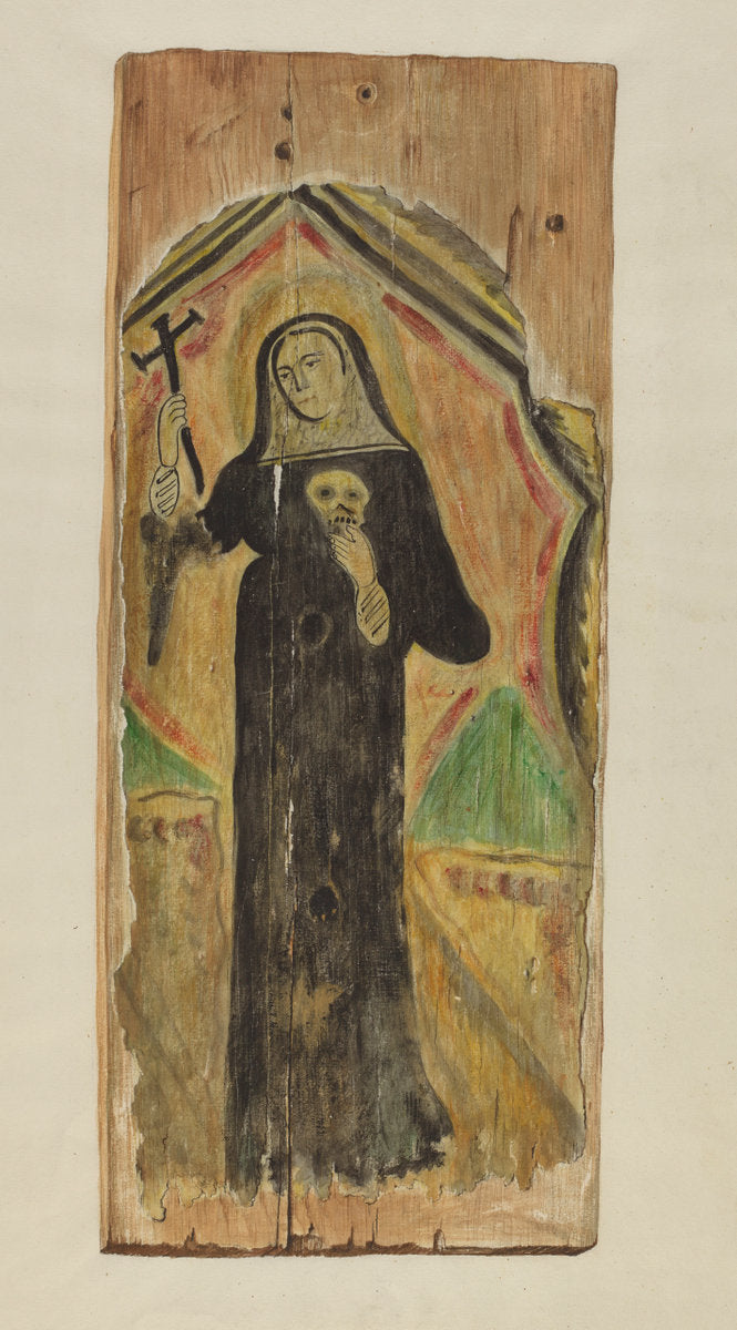 Santo (Santa Rita) by Carl O'Bergh (American, 1911 - 1978), 16X12"(A3)Poster Print
