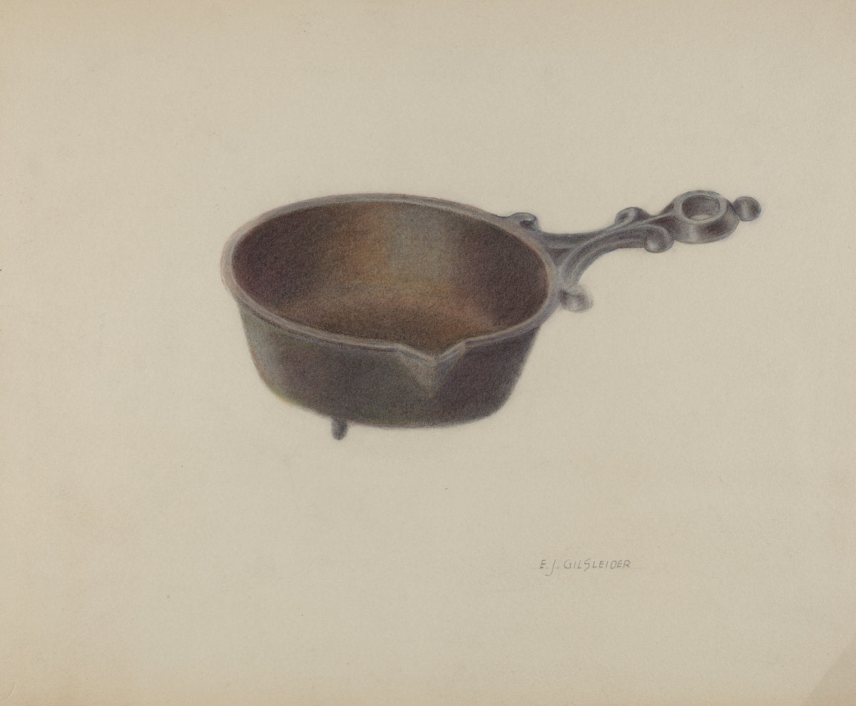 Porringer by E.J. Gilsleider (American, active c. 1935), 16X12"(A3)Poster Print