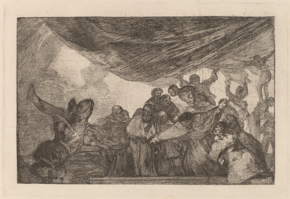 Disparate claro (Clear Folly) by Francisco de Goya (Spanish, 1746 - 1828), 16X12"(A3)Poster Print