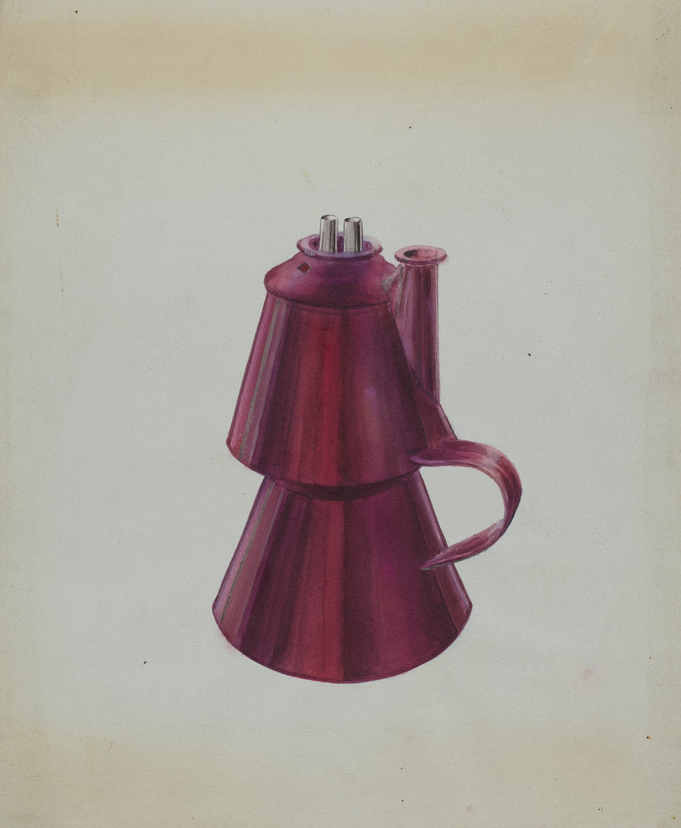 Petticoat Lamp by William Kerby (American, active c. 1935), 16X12"(A3)Poster Print