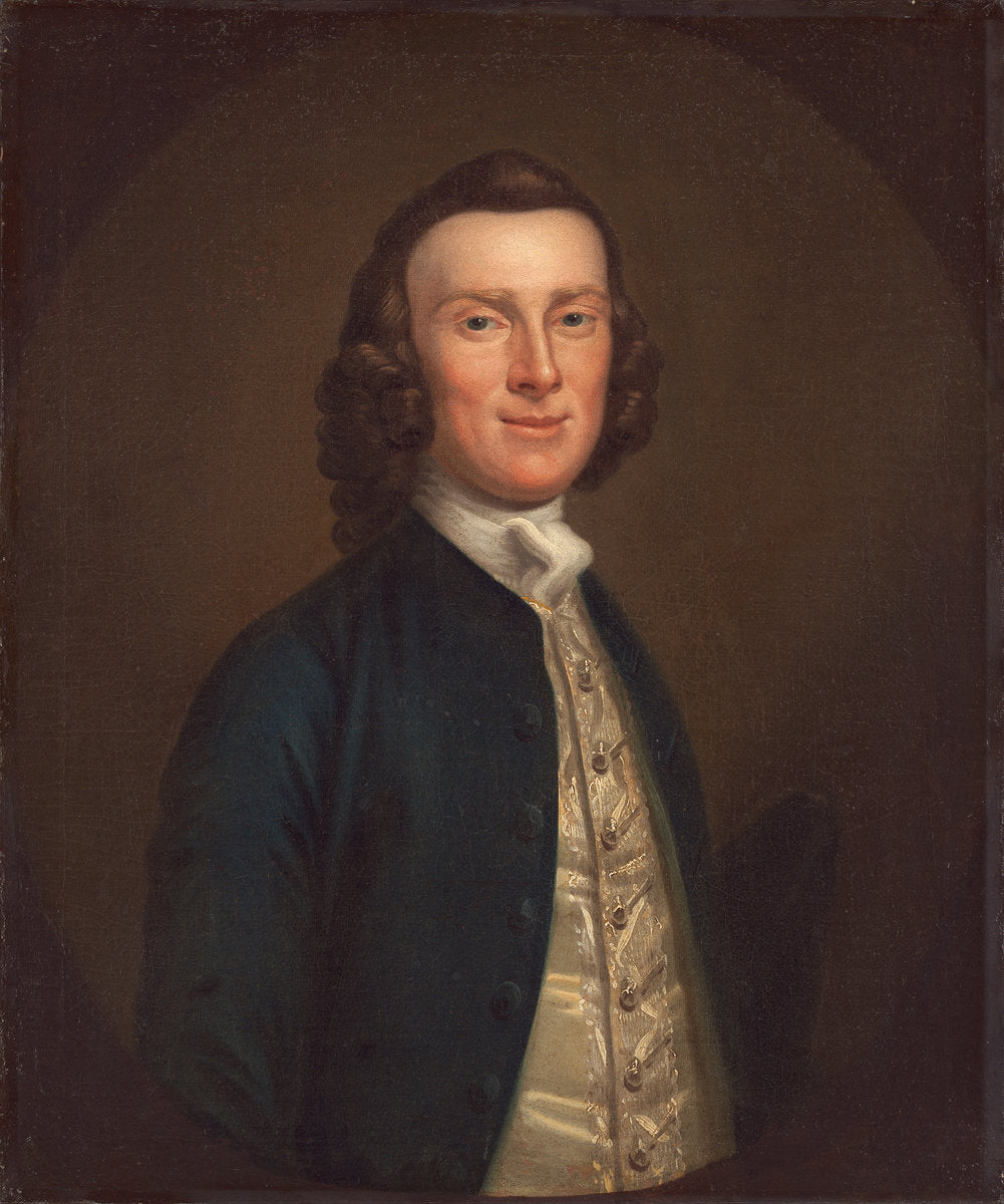 John Stevens (?) by John Wollaston (American, active c. 1742 - 1775), 16X12"(A3)Poster Print