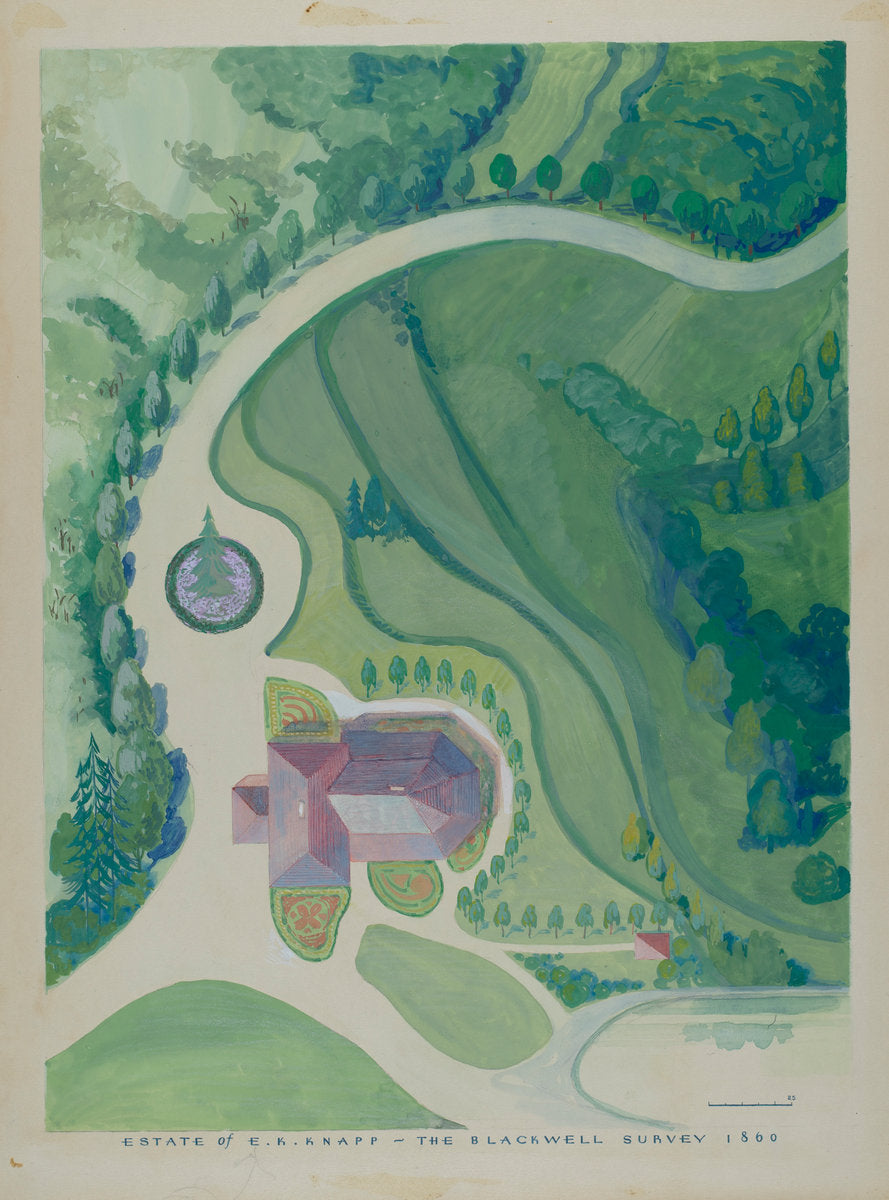 Peter K. Knapp Estate by George Stonehill (American, active c. 1935), 16X12"(A3)Poster Print
