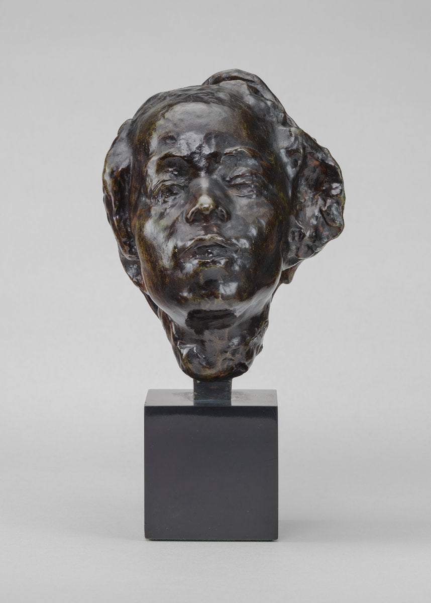 Head of Hanako (Ohta Hisa) by Auguste Rodin (French, 1840 - 1917), 16X12"(A3)Poster Print