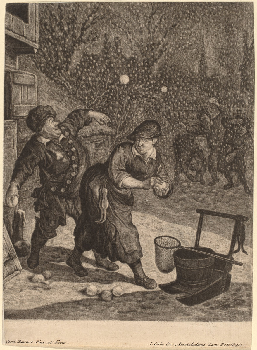 March by Cornelis Dusart (Dutch, 1660 - 1704), 16X12"(A3)Poster Print