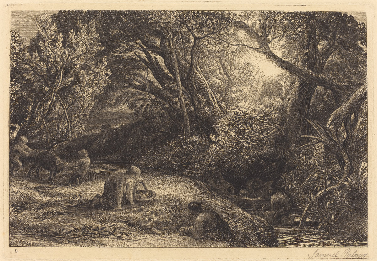 The Morning of Life by Samuel Palmer (British, 1805 - 1881), 16X12"(A3)Poster Print