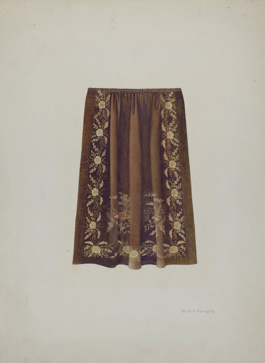 Apron by David P Willoughby (American, active c. 1935), 16X12"(A3)Poster Print