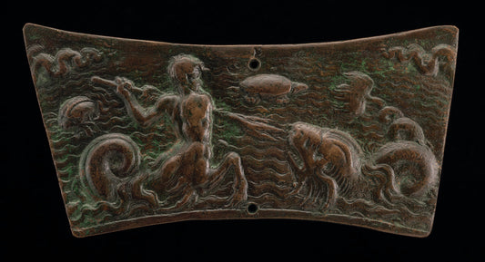 early 16th century by North Italian 16th Century (Sea-Monsters Fighting), 16X12"(A3)Poster Print