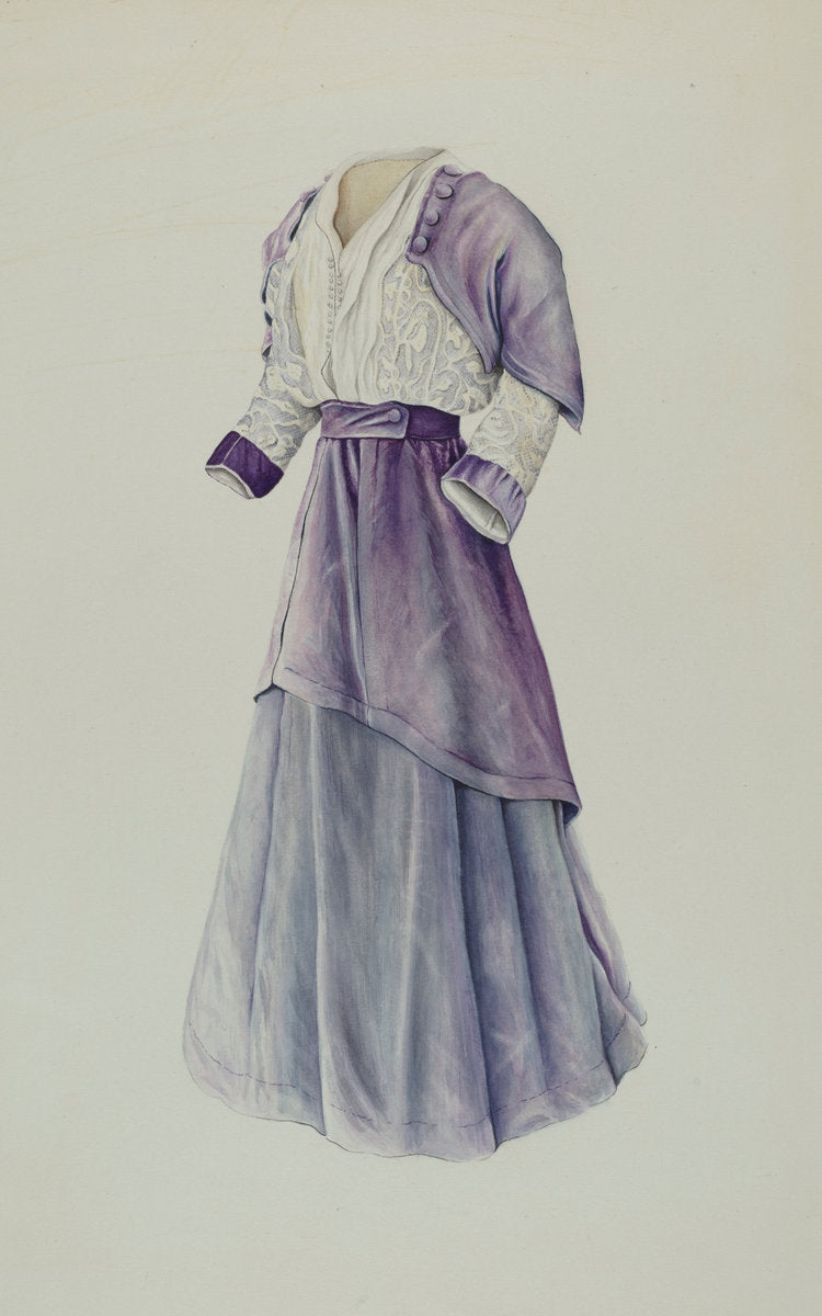 Afternoon Gown by Ray Price (American, active c. 1935), 16X12"(A3)Poster Print