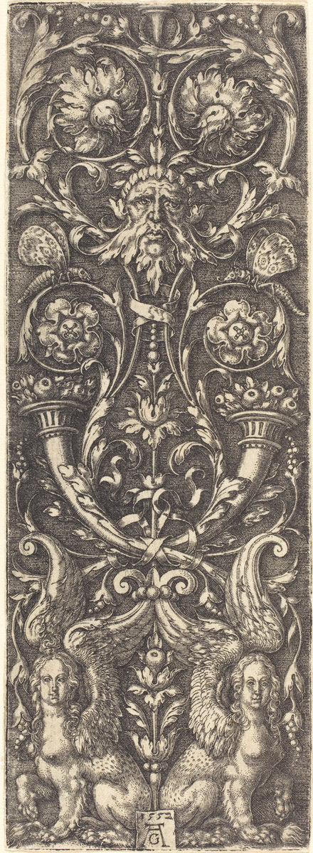 High Fruits with Ornaments by Heinrich Aldegrever (German, 1502 - 1555/1561), 16X12"(A3)Poster Print