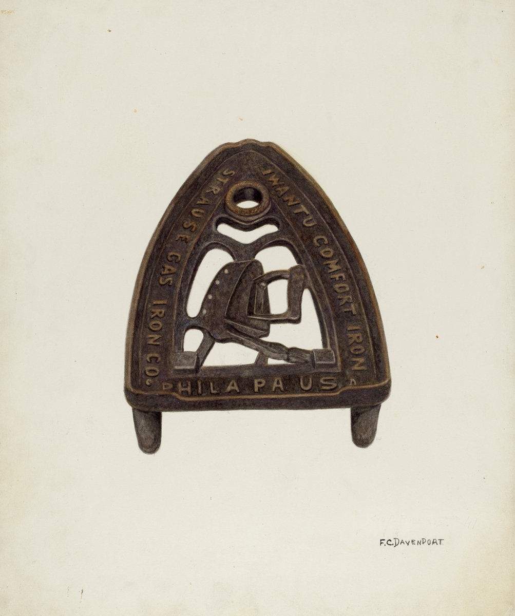Trivet by F.C. Davenport (American, active c. 1935), 16X12"(A3)Poster Print