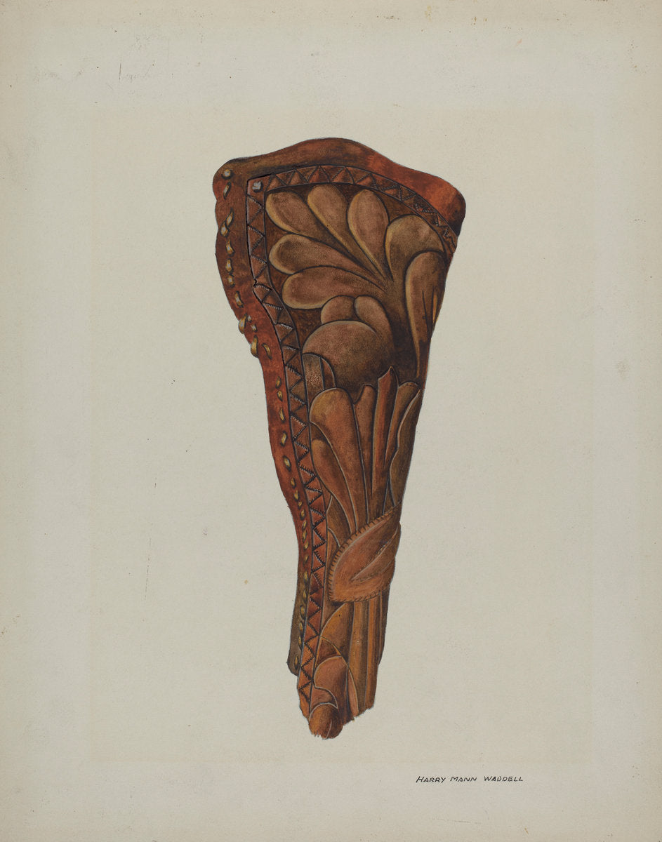 Gun Holster by Eva Fox and Harry Mann Waddell (American, active c. 1935), 16X12"(A3)Poster Print