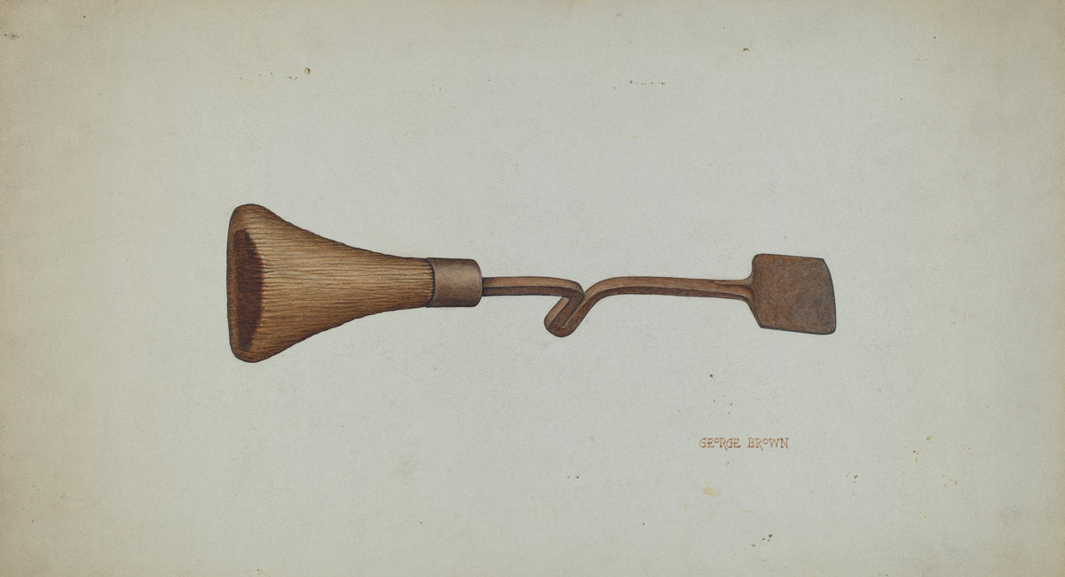 Horse Shoer's Knife by George C. Brown (American, active c. 1935), 16X12"(A3)Poster Print