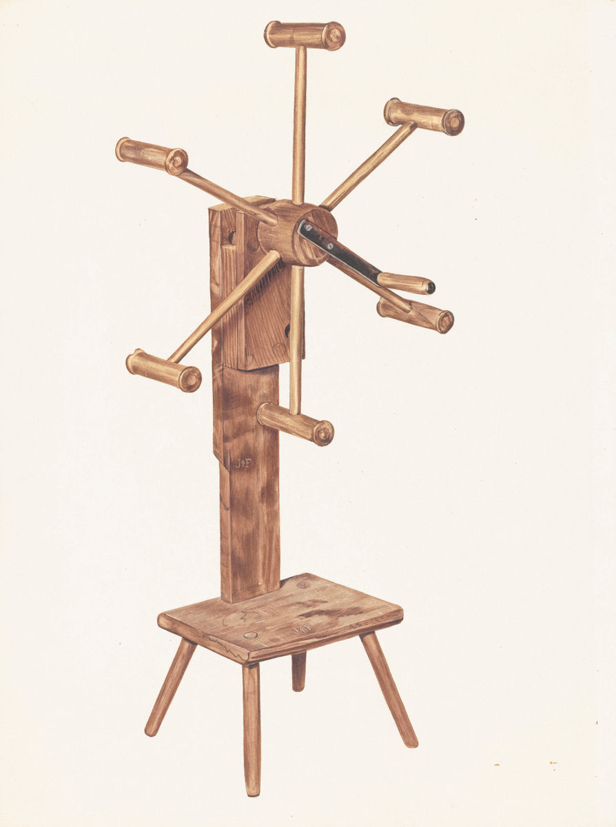 Clock Reel by Frank Eiseman (American, active c. 1935), 16X12"(A3)Poster Print