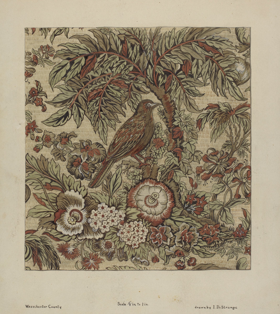 Chintz by Isabelle De Strange (American, active c. 1935), 16X12"(A3)Poster Print