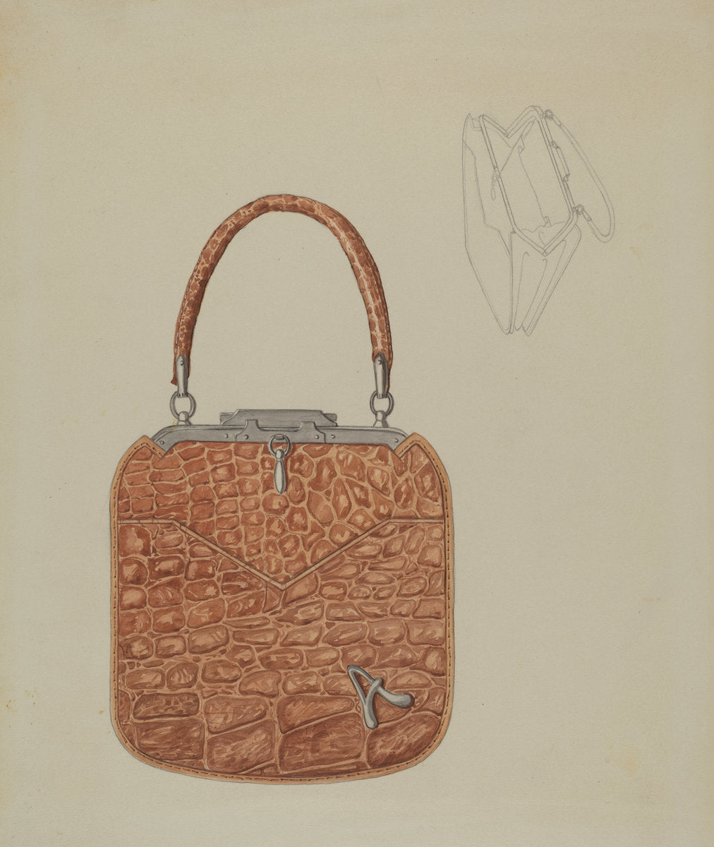 Child's Handbag by Gladys Cook (American, active c. 1935), 16X12"(A3)Poster Print