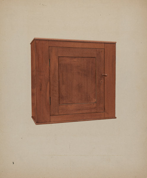 Shaker Medicine Chest by William Paul Childers (American, active c. 1935), 16X12"(A3)Poster Print