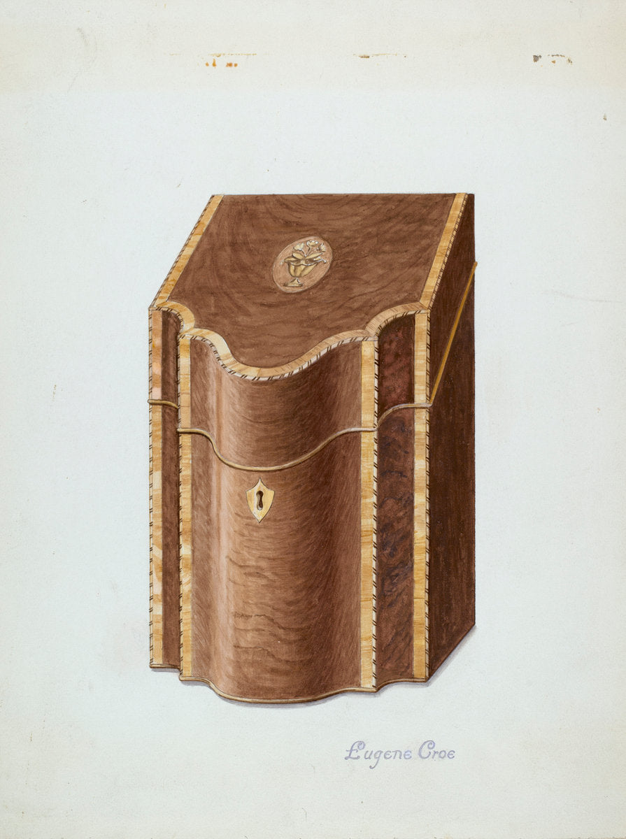 Knife Box by Eugene Croe (American, active c. 1935), 16X12"(A3)Poster Print