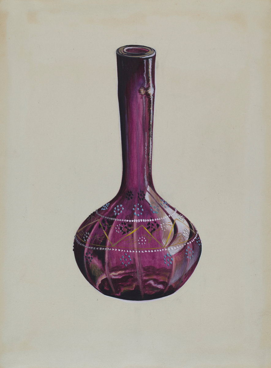 Barber Bottle by Robert Stewart (American, active c. 1935), 16X12"(A3)Poster Print