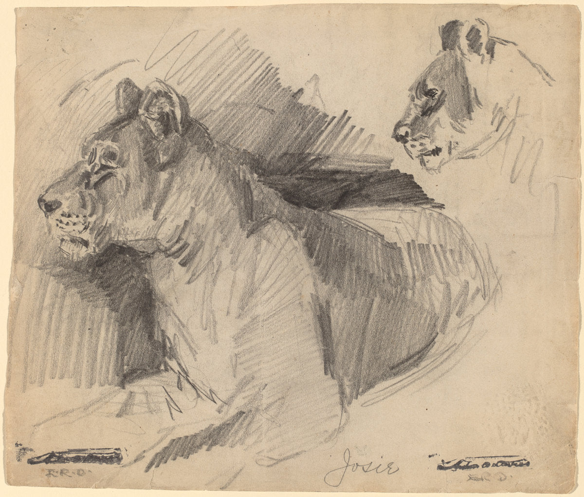 Josie by Arthur B. Davies (American, 1862 - 1928), 16X12"(A3)Poster Print
