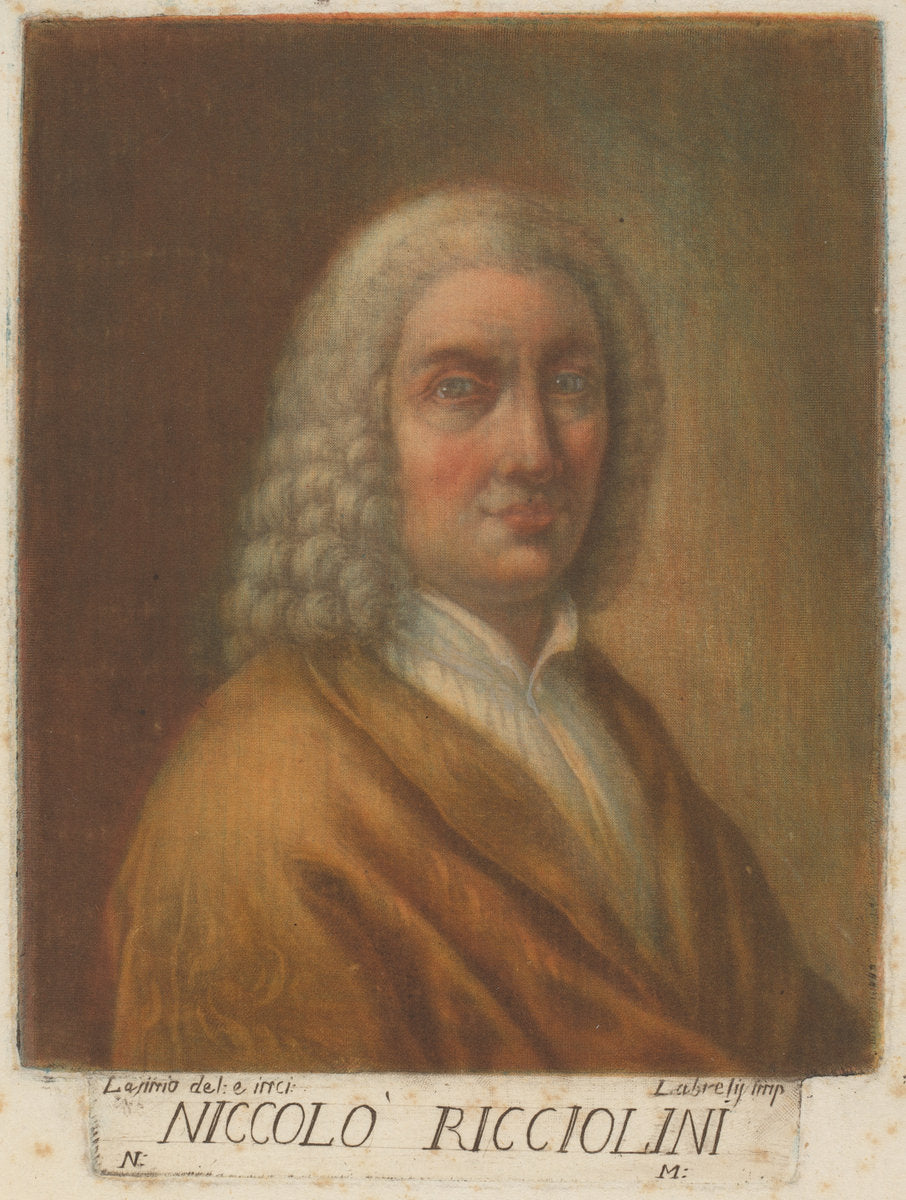 Niccolo Ricciolini by Carlo Lasinio, after Nicolò Ricciolini (Italian, 1759 - 1838), 16X12"(A3)Poster Print