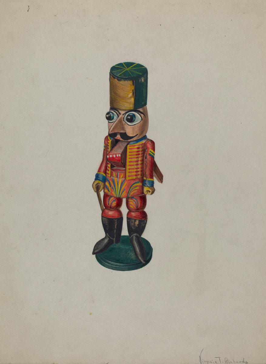 Nutcracker by Virginia Richards (American, active c. 1935), 16X12"(A3)Poster Print