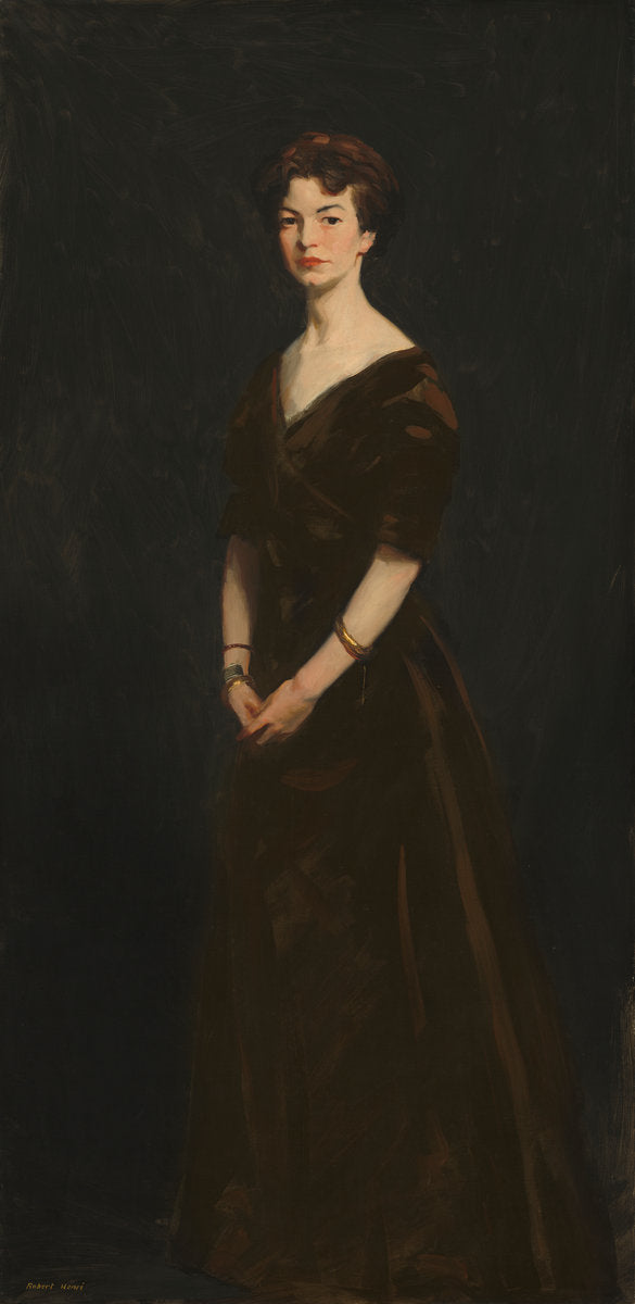 Edith Reynolds by Robert Henri (American, 1865 - 1929), 16X12"(A3)Poster Print