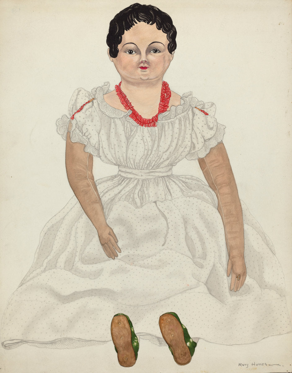 Doll: "Mary Scotia" by Mary E. Humes (American, active c. 1935), 16X12"(A3)Poster Print