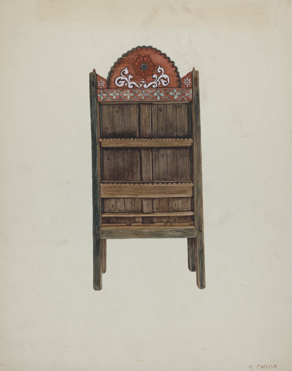 Trastero (chest) by Margery Parish (American, active c. 1935), 16X12"(A3)Poster Print