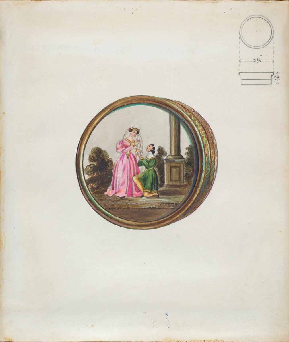 Powder Box by Thomas Holloway (American, active c. 1935), 16X12"(A3)Poster Print
