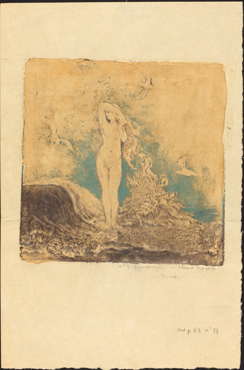 Aphrodite by Pierre Roche (French, 1855 - 1922), 16X12"(A3)Poster Print