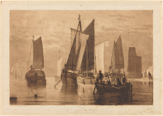 Calm by Joseph Mallord William Turner (British, 1775 - 1851), 16X12"(A3)Poster Print