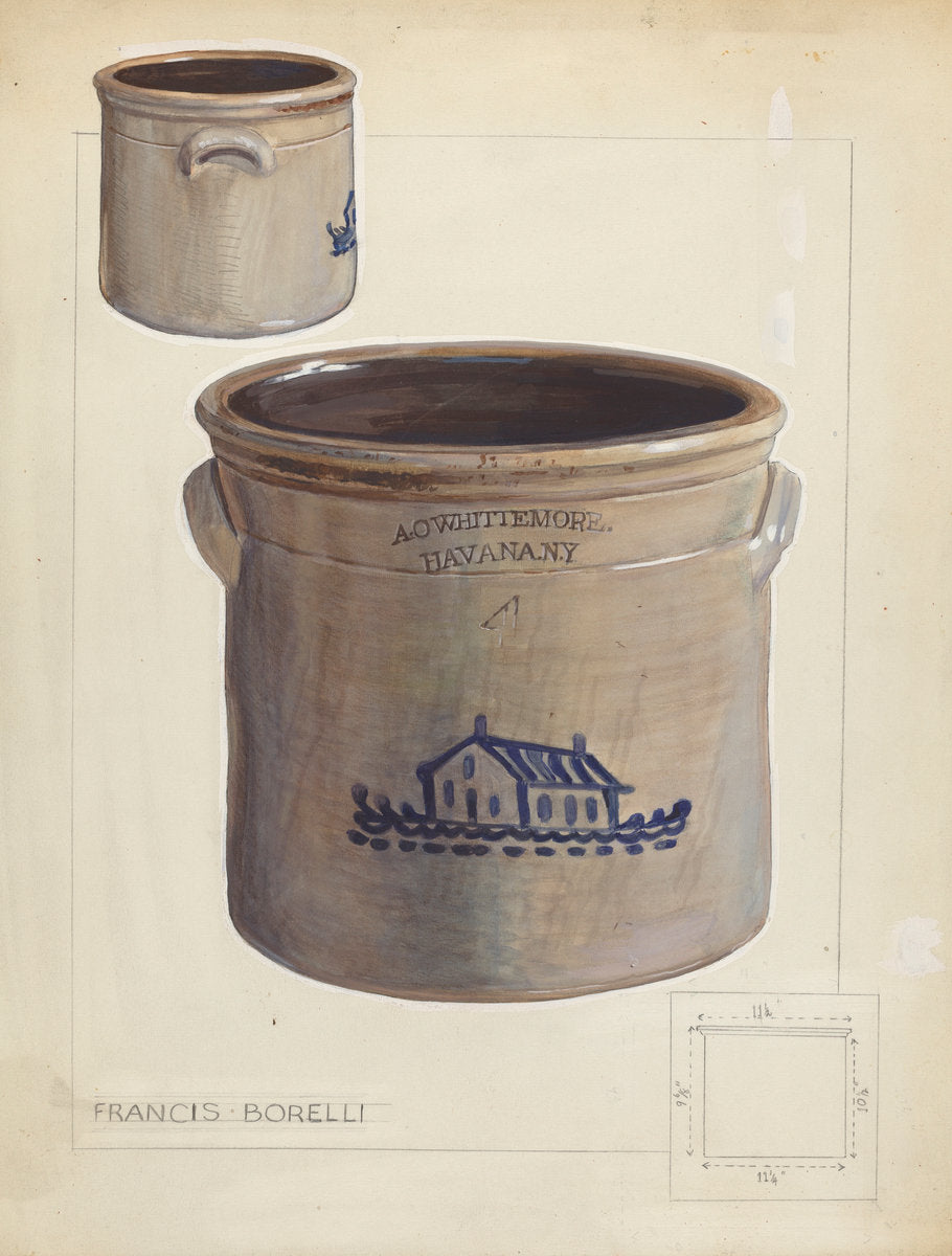 Jar by Francis Borelli (American, active c. 1935), 16X12"(A3)Poster Print