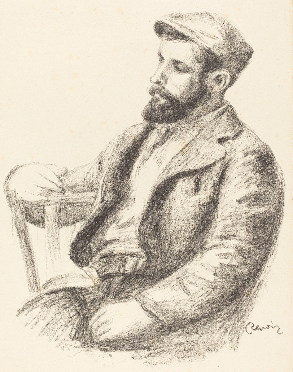 Louis Valtat by Auguste Renoir (French, 1841 - 1919), 16X12"(A3)Poster Print