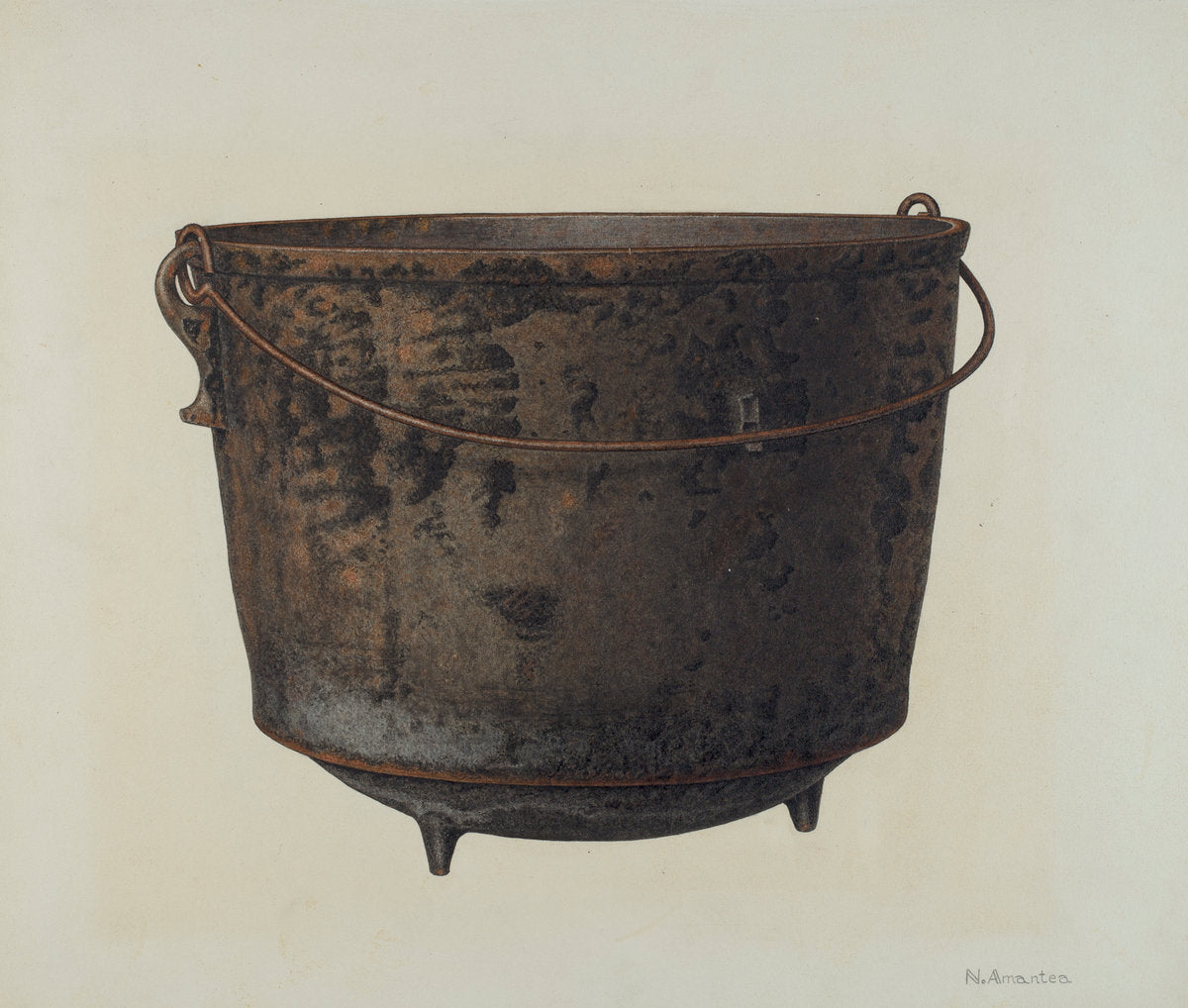 Kettle by Nicholas Amantea (American, 1900 - 1978), 16X12"(A3)Poster Print