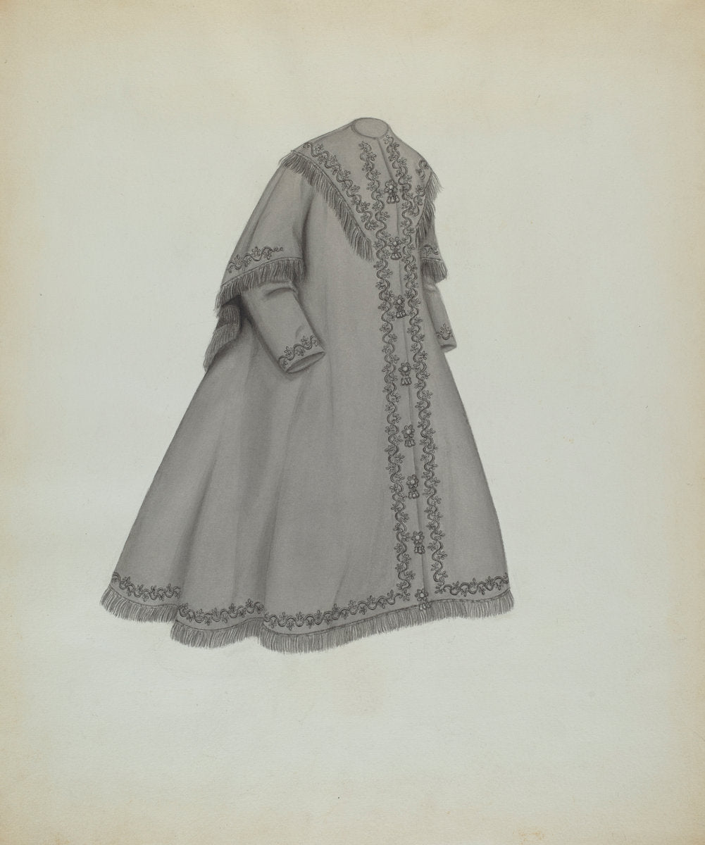 Coat by Mina Greene (American, active c. 1935), 16X12"(A3)Poster Print