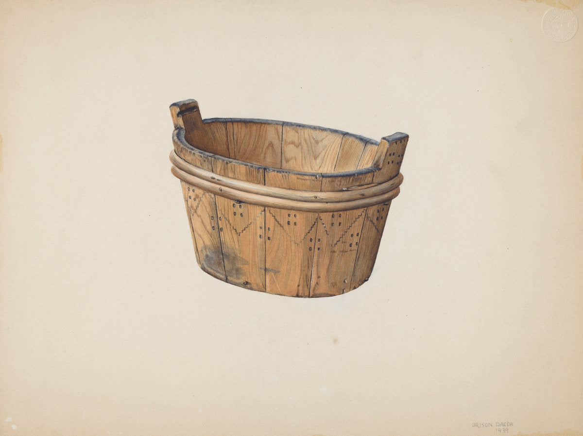 Butter Firkin by Orison Daeda (American, active c. 1935), 16X12"(A3)Poster Print