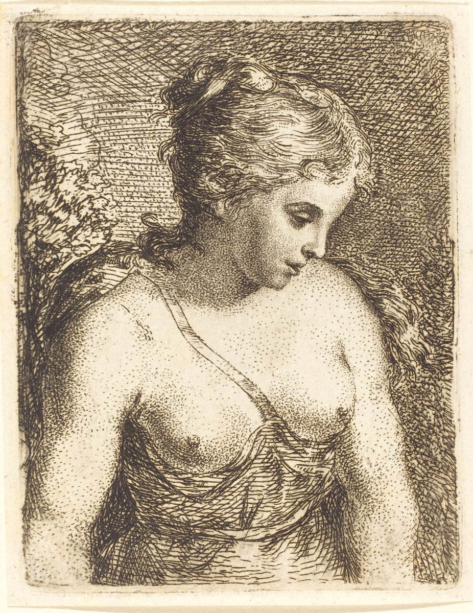 Diana by Bartholomäus Ignaz Weiss (German, 1740 - 1814), 16X12"(A3)Poster Print