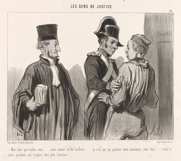 Mon cher que voulez-vous... by Honoré Daumier (French, 1808 - 1879), 16X12"(A3)Poster Print