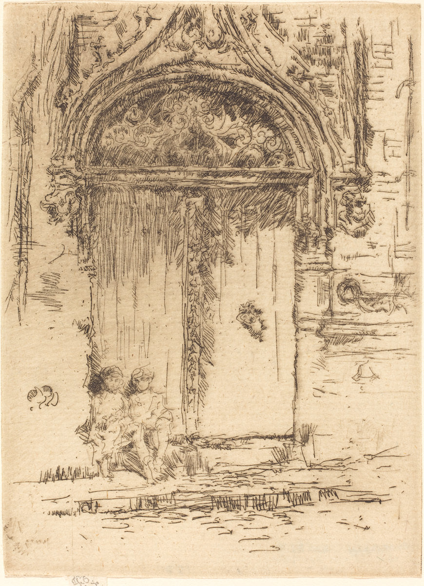 Hangman's House, Tours by James McNeill Whistler (American, 1834 - 1903), 16X12"(A3)Poster Print