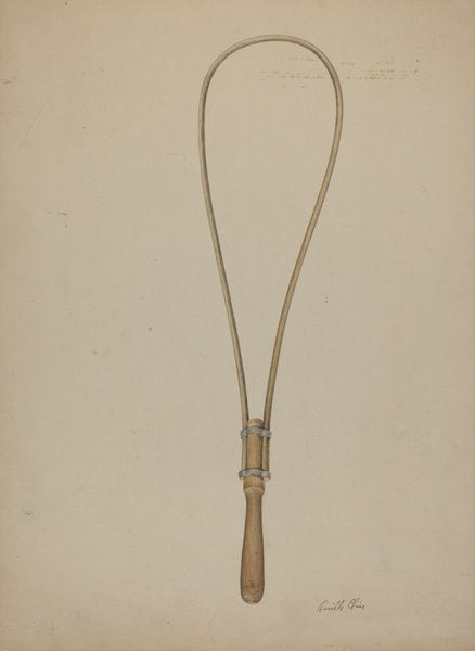 Shaker Rug Beater by Orville Cline (American, active c. 1935), 16X12"(A3)Poster Print