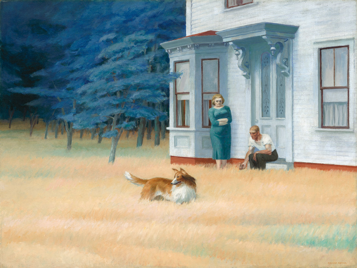 Cape Cod Evening by Edward Hopper (American, 1882 - 1967), 16X12"(A3)Poster Print