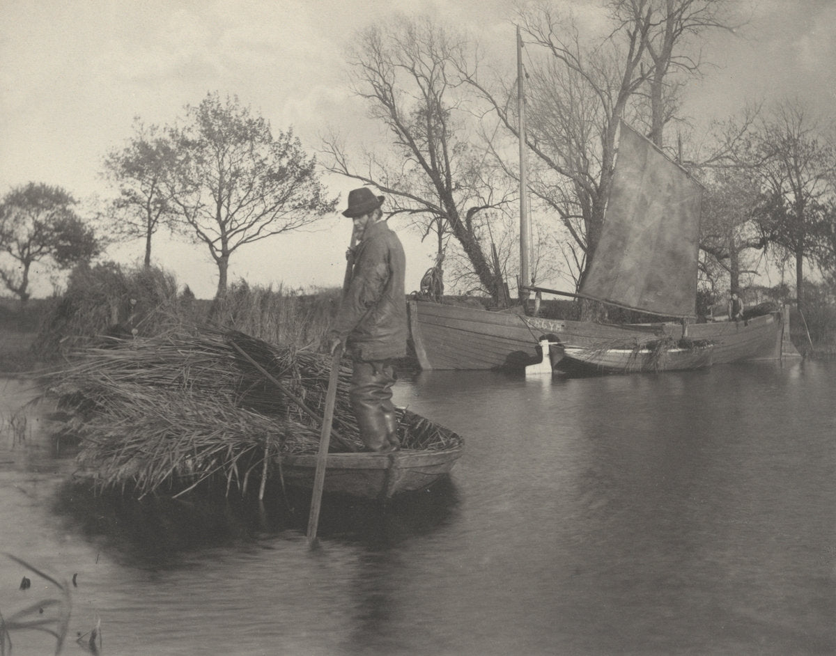 The Gladdon-Cutter's Return by Peter Henry Emerson and T.F. Goodall (British, born Cuba, 1856 - 1936), 16X12"(A3)Poster Print