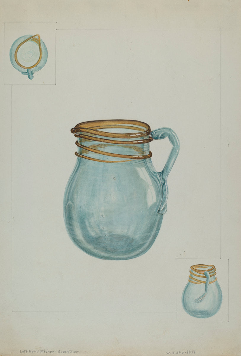 Cream Pitcher by Wilford H. Shurtliff (American, active c. 1935), 16X12"(A3)Poster Print