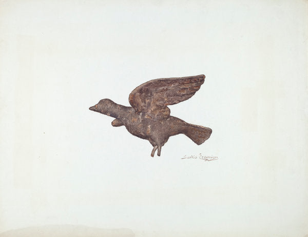 Dove by Sarkis Erganian (American, active c. 1935), 16X12"(A3)Poster Print
