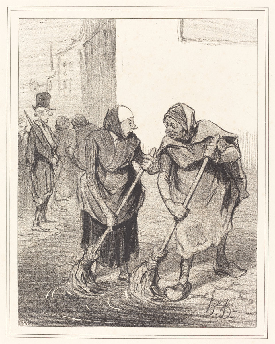 Dites donc, mame Giboulard... by Honoré Daumier (French, 1808 - 1879), 16X12"(A3)Poster Print