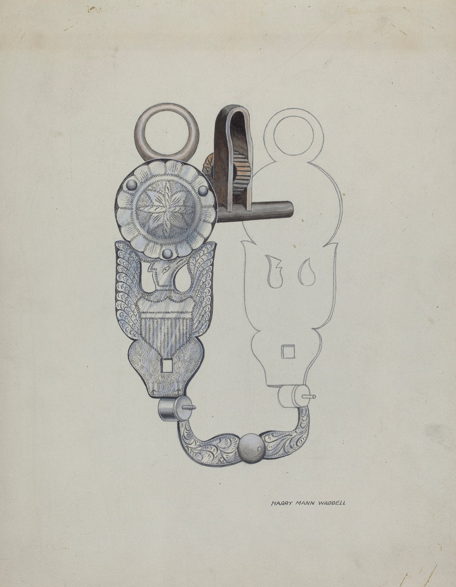 Eagle Bit by Eva Fox and Harry Mann Waddell (American, active c. 1935), 16X12"(A3)Poster Print