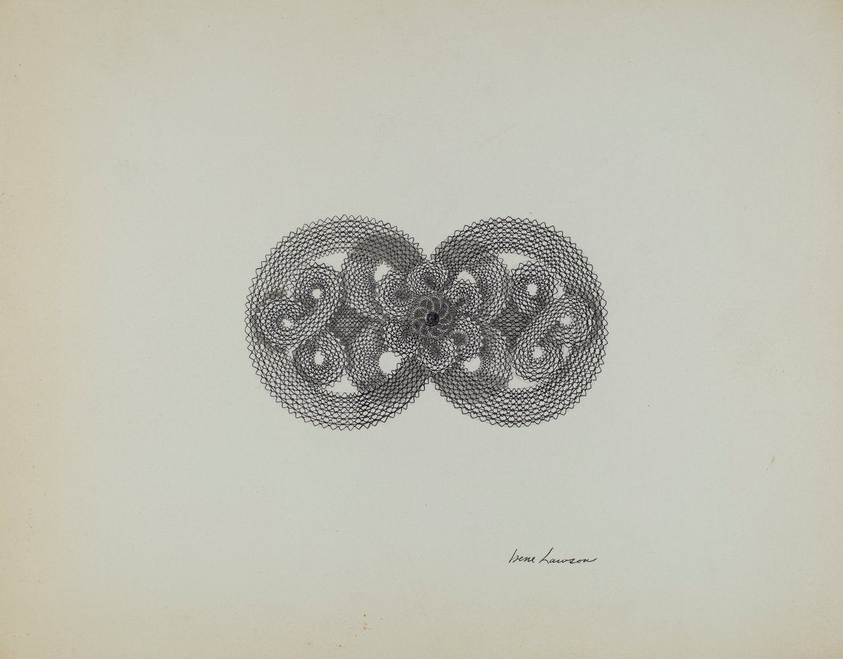 Brooch by Irene Lawson (American, active c. 1935), 16X12"(A3)Poster Print