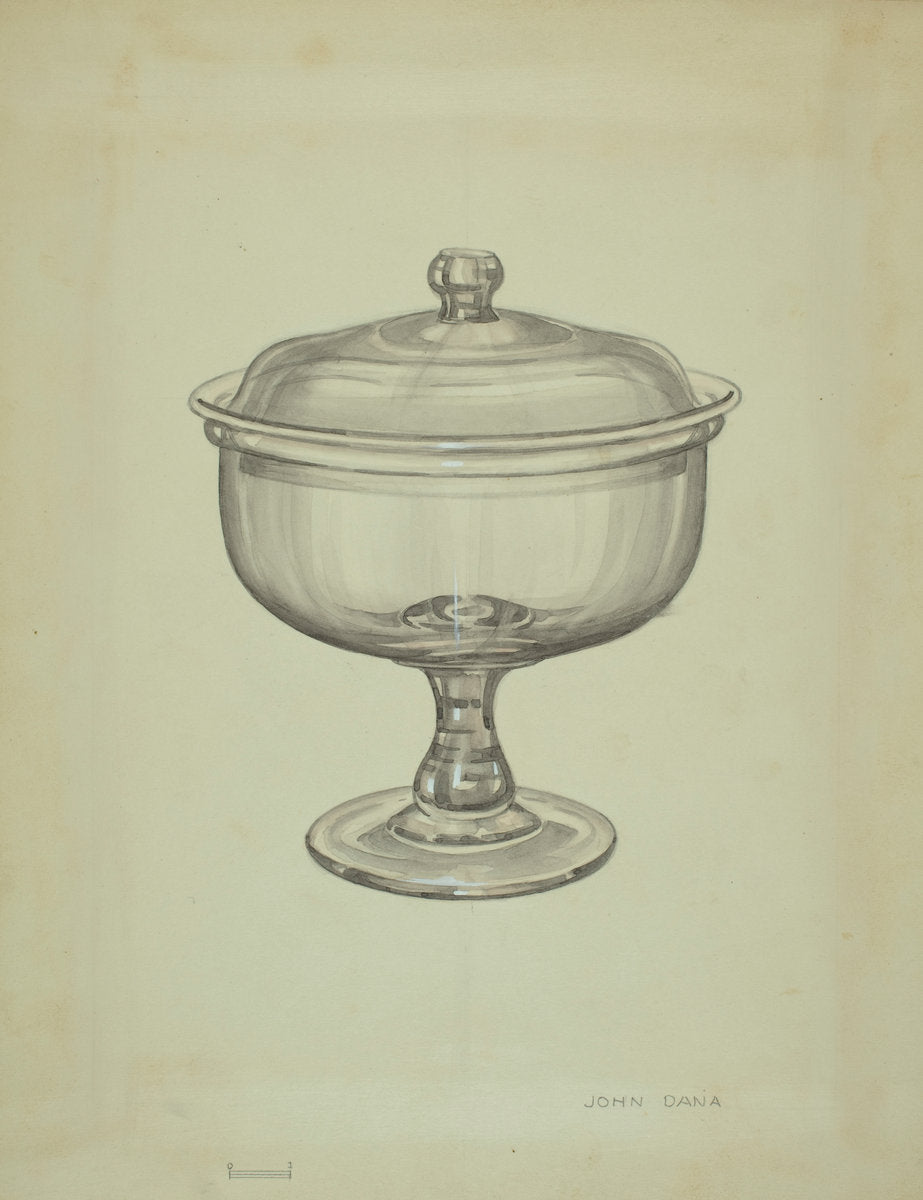 Covered Compote by John Dana (American, active c. 1935), 16X12"(A3)Poster Print